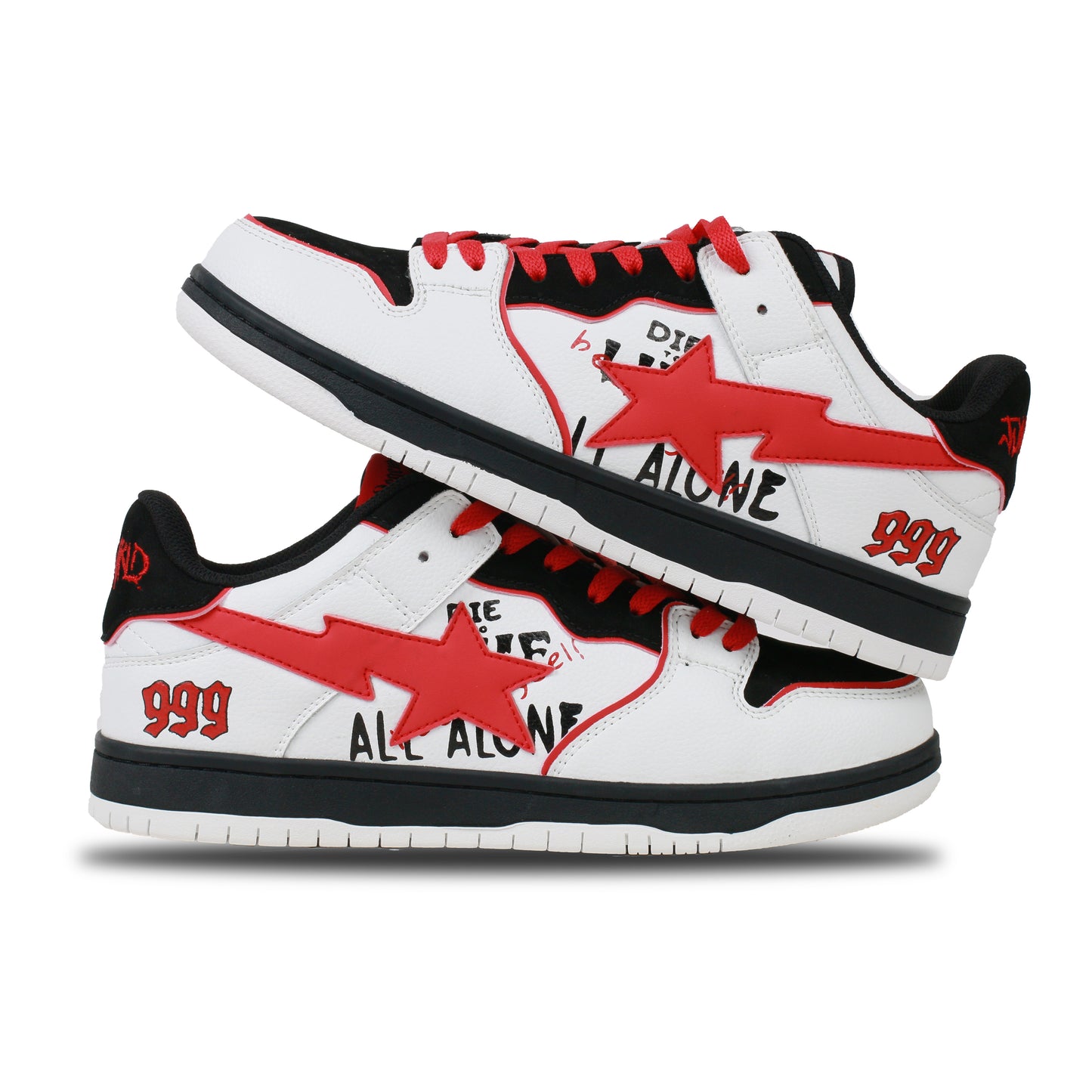 All Alone Custom Sneakers